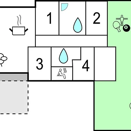 펜션 Kildebakken V *